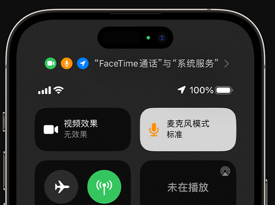 天桥苹果授权维修网点分享iPhone在通话时让你的声音更清晰 