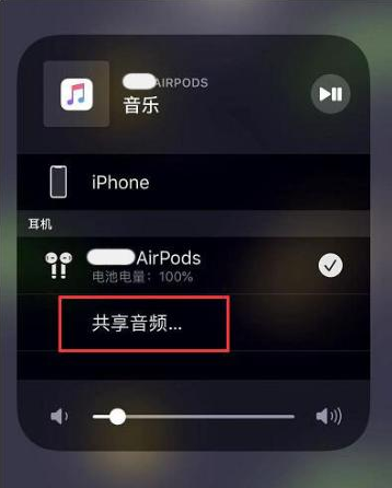 天桥苹果14音频维修点分享iPhone14音频共享设置方法 