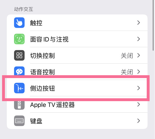 天桥苹果14维修店分享iPhone14 Plus侧键双击下载功能关闭方法 